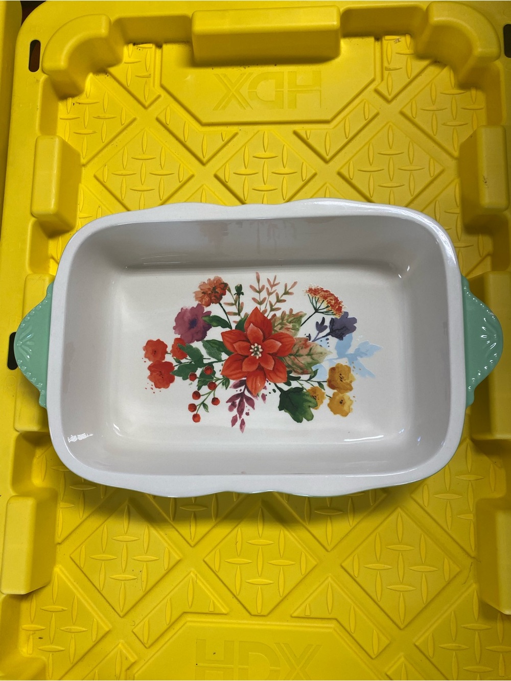 The Pioneer Woman Rectangular Stoneware Christmas Merry Meadows Casserole Dish